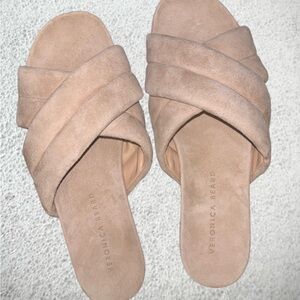 Veronica Beard Elise Slide, Size W 8.5